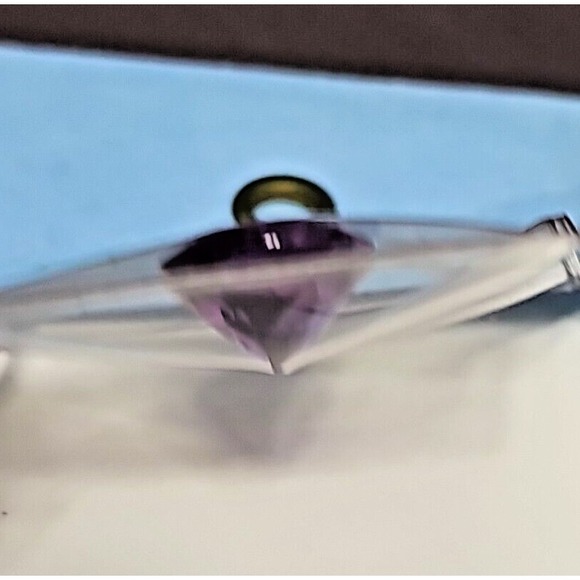 Natural Purple Amethyst Pear 7.48 Carat Loose Gemstone COA Jewelry Making - Picture 3 of 12